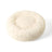 Light grey round plush pet bed with deep nest shape, photo 12