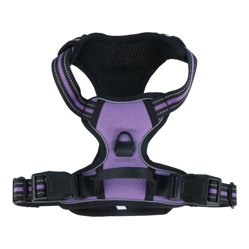 Reflective burst-resistant dog harness, available from Pet Royale UK