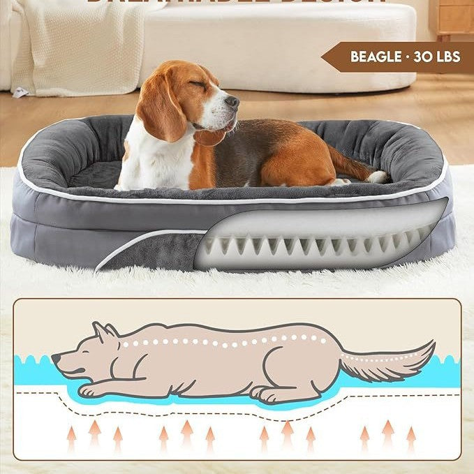 Orthopaedic Dog Bed with Removable Washable Cover