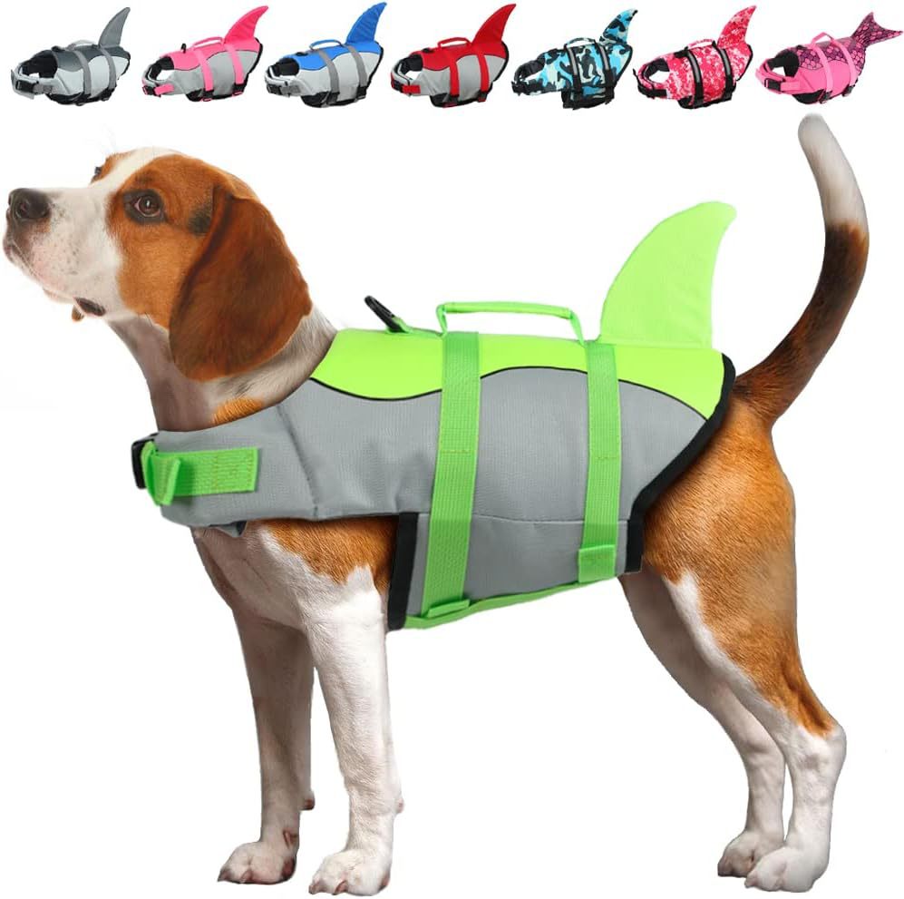Shark fin dog life jacket, available in 9 colours, image 46