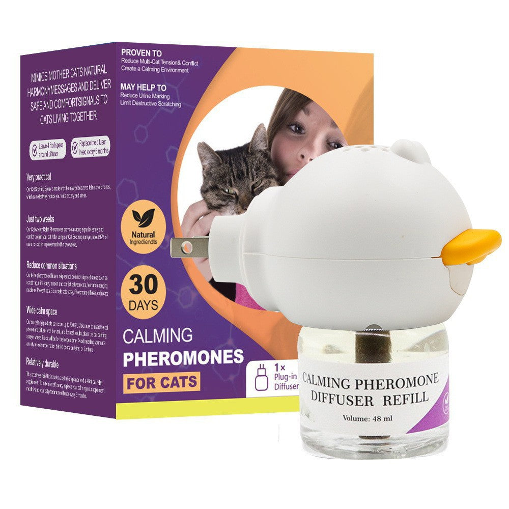 Calming Pheromone Diffuser Starter Set with Refills, UK Plug