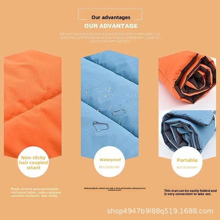 Large double-sided waterproof dog mat for floors, photo 3 of 15