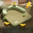 Square green washable dog bed with cooling bean mat, photo 45