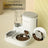 Automatic Pet Feeder and Waterer Bowl
