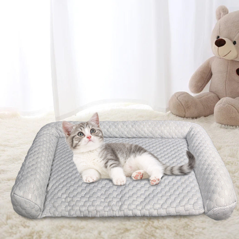 Summer pet cooling mat and ice pad, photo from another angle