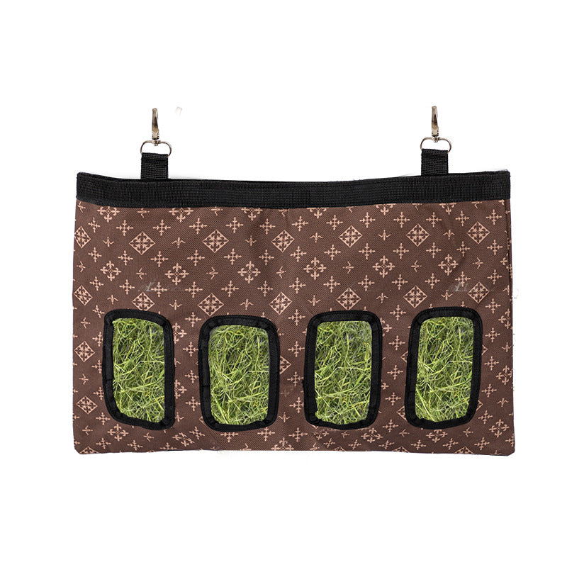 Hanging Oxford Cloth Hay Bag for Rabbits, Guinea Pigs and Chinchillas, Small or Large
