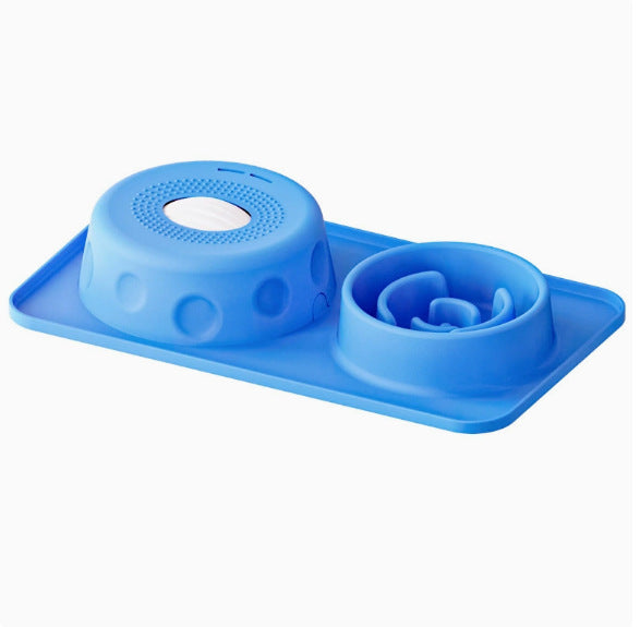 Silicone Slow Feeder Dog Bowl and Licking Mat