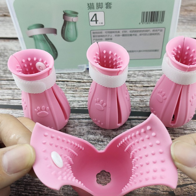 Adjustable cat grooming hood for bathing and nail clipping, product image 10