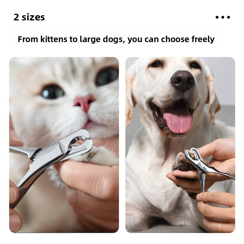 Rust-Resistant Stainless Steel Nail Clippers for Dogs and Cats