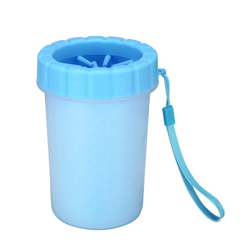 Dog Paw Cleaner Cup with Soft Silicone Bristles, Muddy Paw Washer