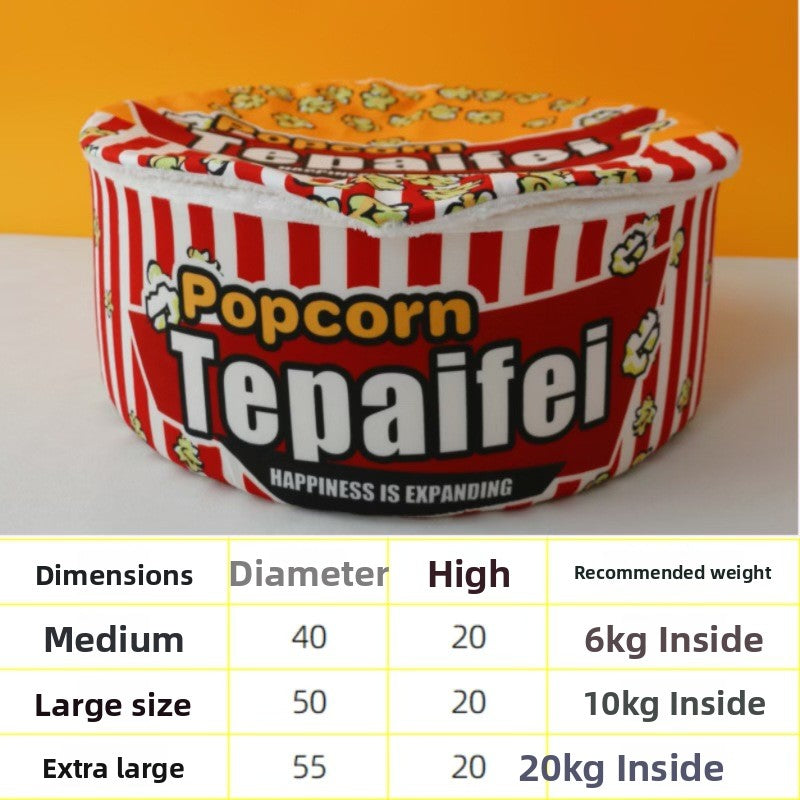 Instant noodle cup shaped cat bed with fleece lining, product image 12
