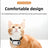 Pet collar mount for small action cameras, close-up detail view