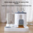 Automatic Pet Food and Water Feeder Bowl, 25cm Large Capacity, Quiet Design
