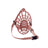 Ventilated beige plastic dog muzzle with adjustable head strap, product image 2