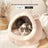 Cute animal enclosed pet cave house, product overview photo