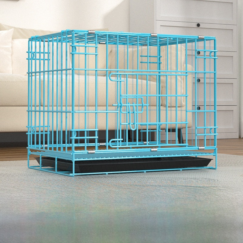 Foldable iron pet crate for small dogs, detail photo 25