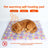 Pink footprint self-heating pet mat for cats and dogs, photo 6