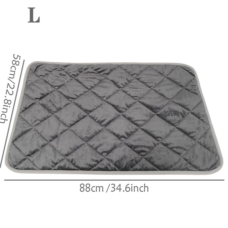 Heated pet pad with soft crystal velvet cover, photo 8 of 9