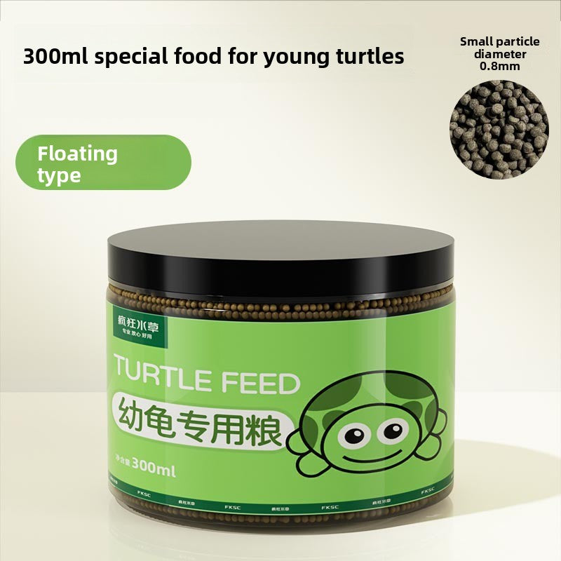 Baby Turtle Food Pellets for Aquariums and Terrariums