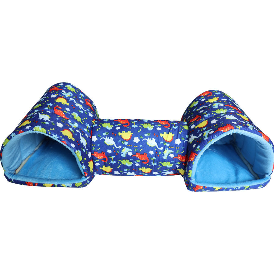 Yellow pineapple small animal fleece nest with tunnel, photo 5