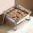 Elevated Double Dog Bowl in 304 Stainless Steel, Anti-Spill Non-Slip Feeder for Large Dogs