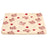 Beige bear print flannel bed pad for cats