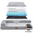 Light grey memory foam pet mat with removable washable cover, photo 3