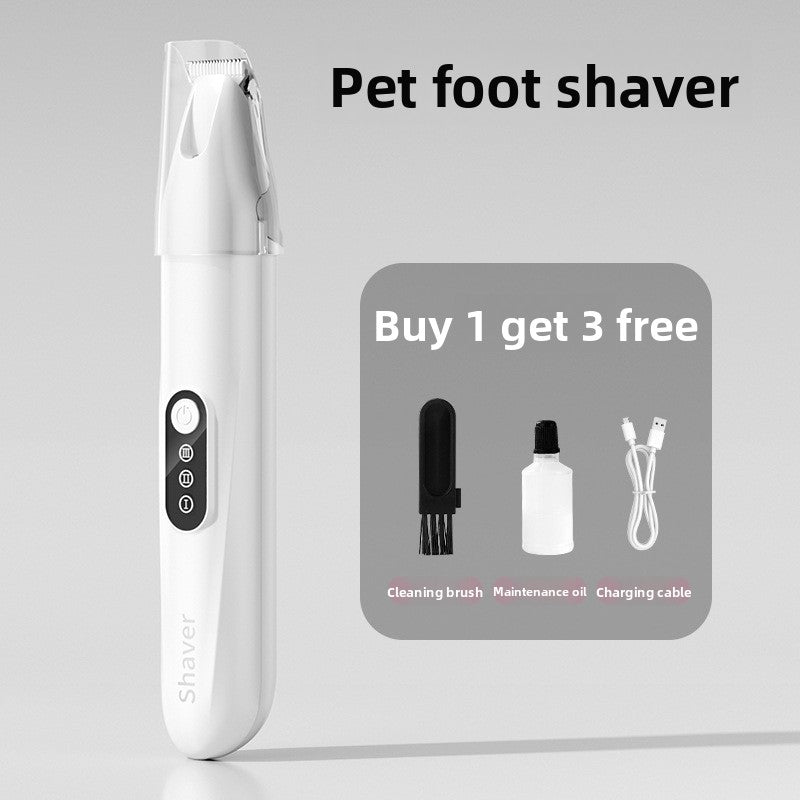 Wide Blade Pet Hair Trimmer with Dust Cover, Quiet Rechargeable