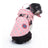 Reflective waterproof dog coat with lamb fleece lining, showing size and shape