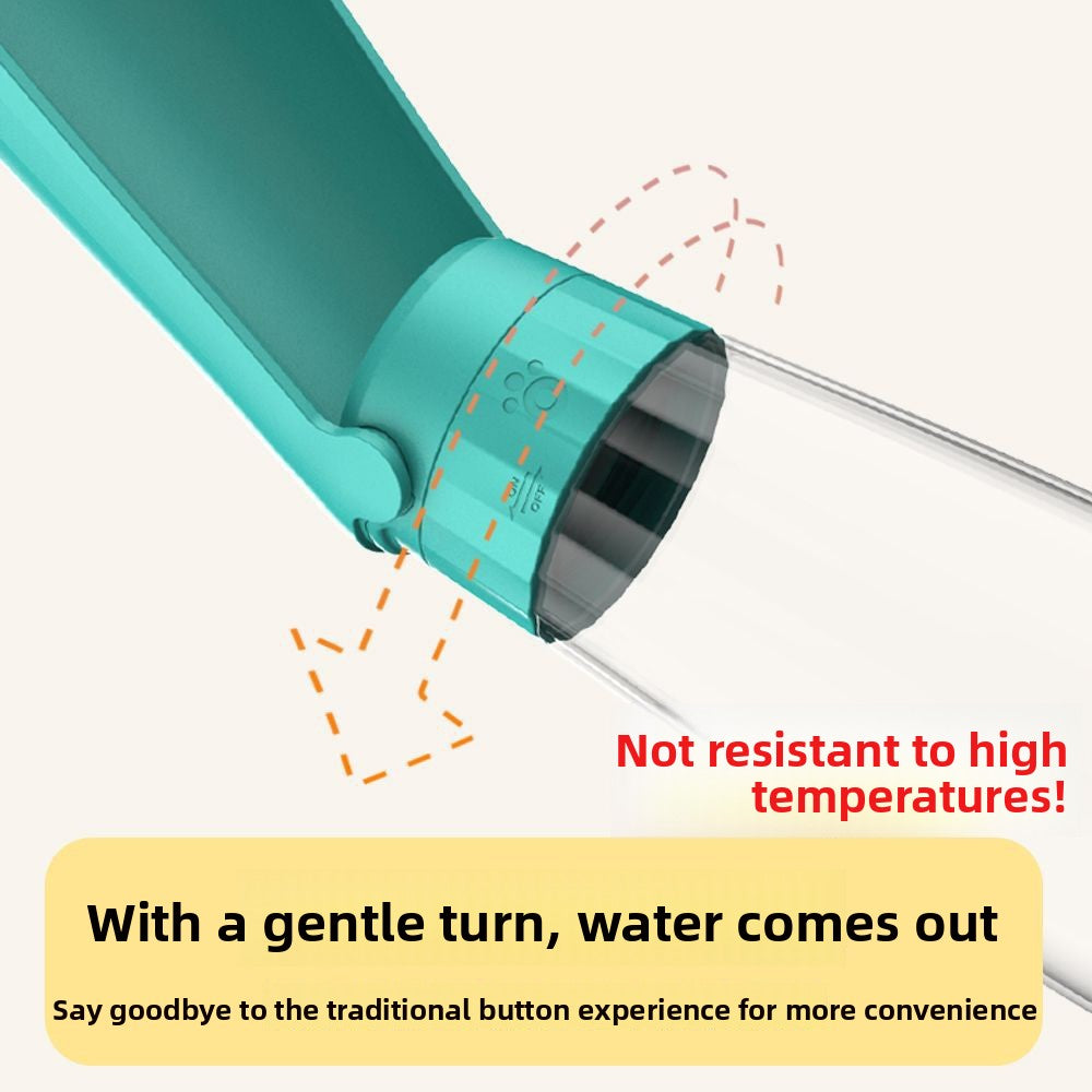 Foldable Outdoor Pet Water Cup with Leakproof Seal, 550ml and 800ml, for Walks