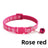 Elastic nylon cat collar with bell and paw print patch, product image 15