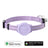 Reflective Bluetooth tracker collar for cats and small dogs in Black Android Version, front view