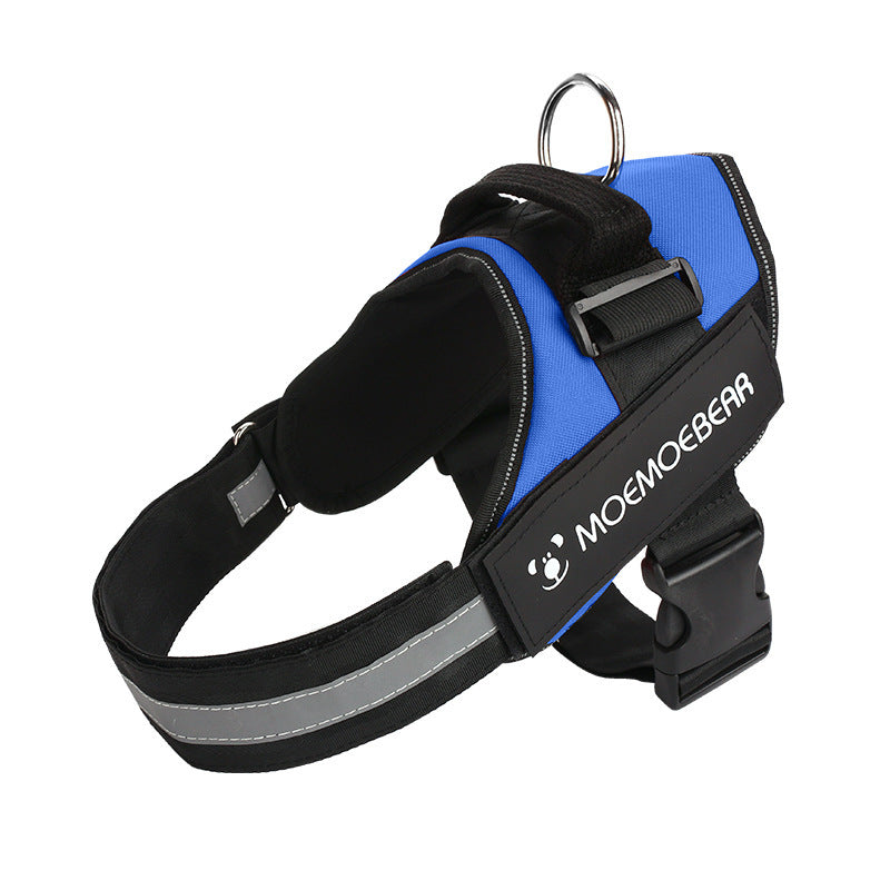 Reflective Oxford dog harness, ideal for everyday use