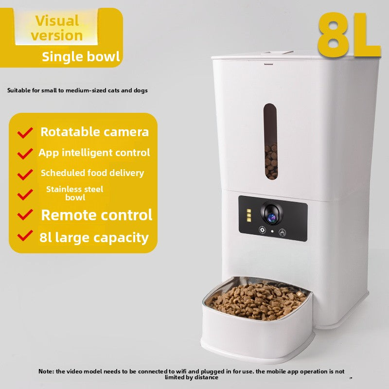 Automatic Smart Pet Feeder with Camera