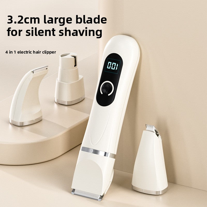 Silent Ceramic Blade Paw Hair Trimmer Kit for Dogs and Cats