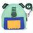 Small dog harness with backpack and lead, available from Pet Royale UK