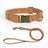 Retro PU leather dog collar and lead, ideal for everyday use