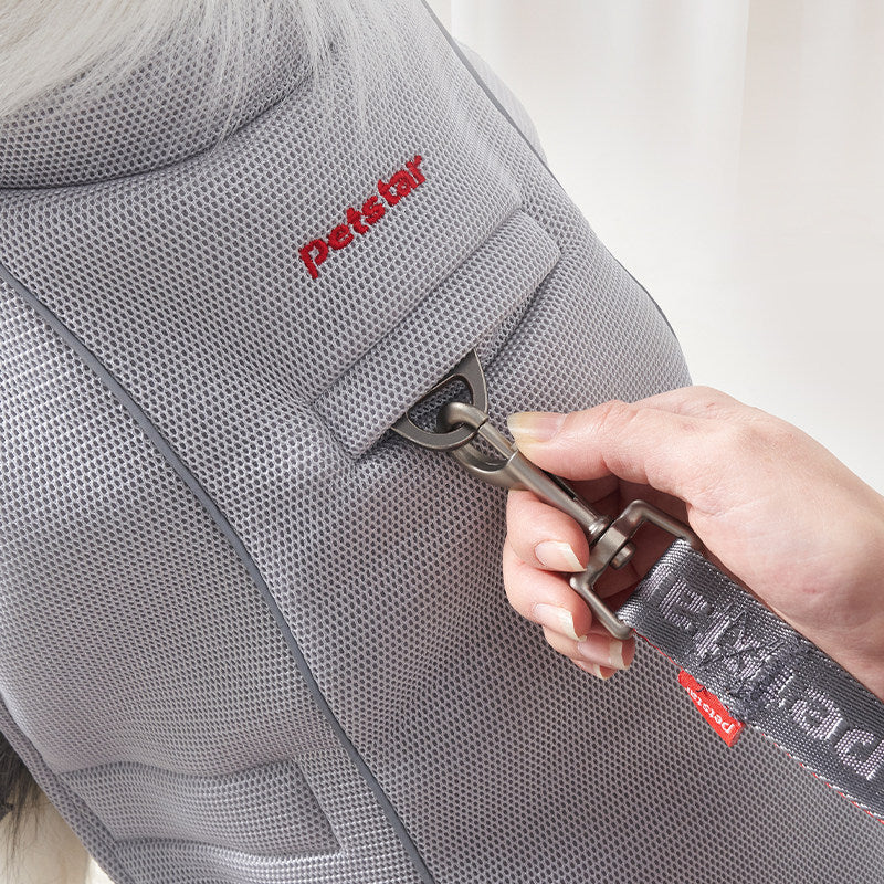 Breathable dog cooling vest with adjustable straps for summer walks, view 4