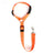 Adjustable nylon pet tether lead, close-up detail view