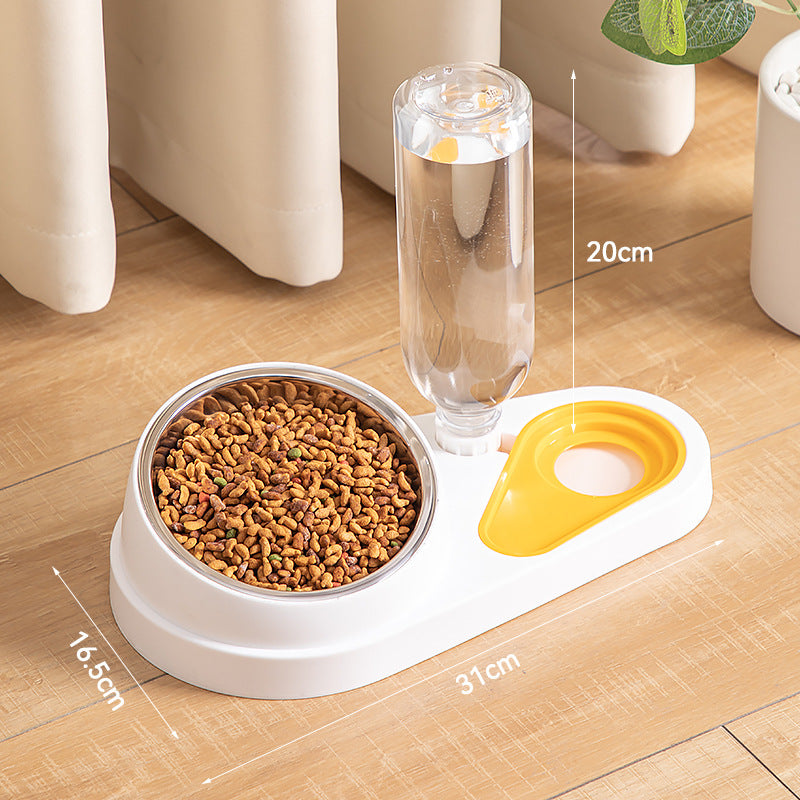 Automatic Pet Water Fountain with Removable Bowl and Anti-Knock Base for Cats and Dogs