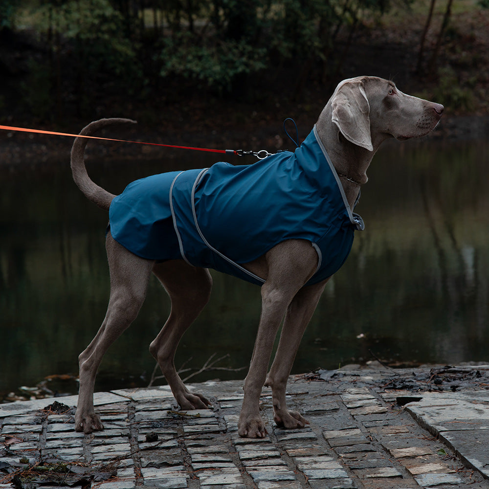 Waterproof windproof dog raincoat, available in 4 colours, image 45