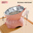 Slanted Cat Food Bowl with Anti-Spill Stand, Kitten Tail Design