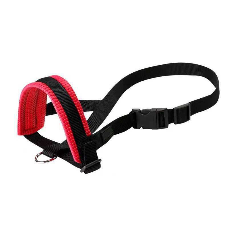 Breathable Mesh Dog Muzzle, Adjustable Anti-Bite Mouth Cover
