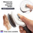 Press-to-Release Self-Cleaning Pet Comb with Protective Beads