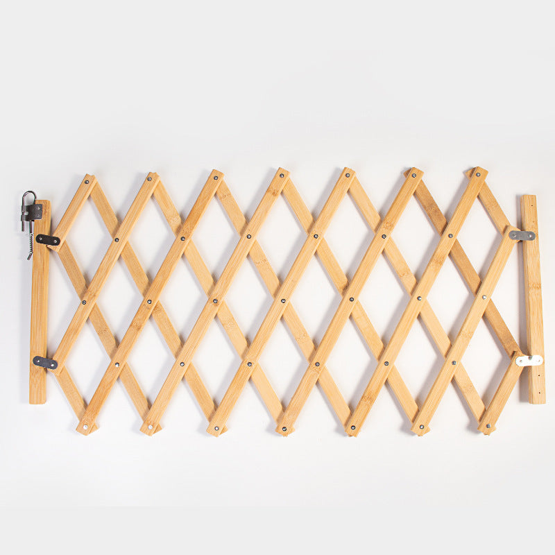 Freestanding wooden foldable pet gate for doorways and rooms, photo 4