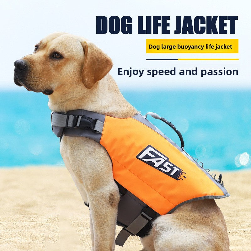 Lightweight dog swimming vest, available in 4 colours, sizes Small to Extra Large, image 1