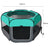 Light blue foldable octagonal pet playpen tent with carry bag, photo 15