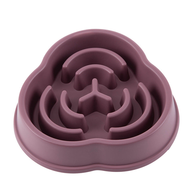 Slow Feeding Dog Bowl with Non-Slip Silicone Pad