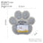 Pet Memorial Resin Tombstone with Paw Print Design
