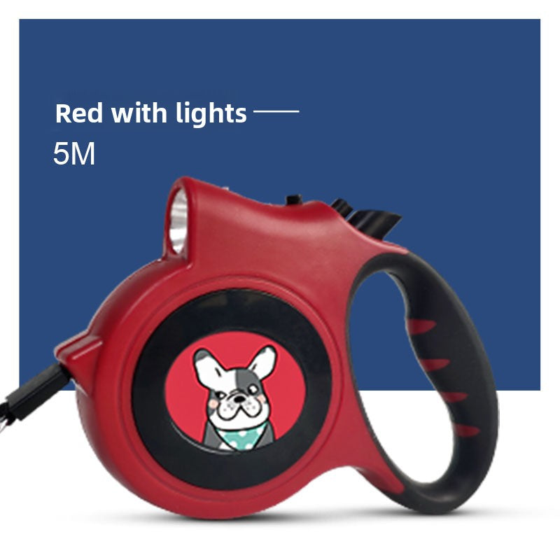 Automatic retractable cat lead with optional LED light, product image 4